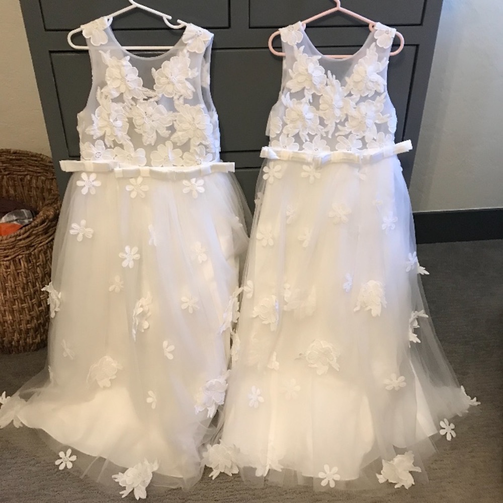 Ivory children’s dresses
